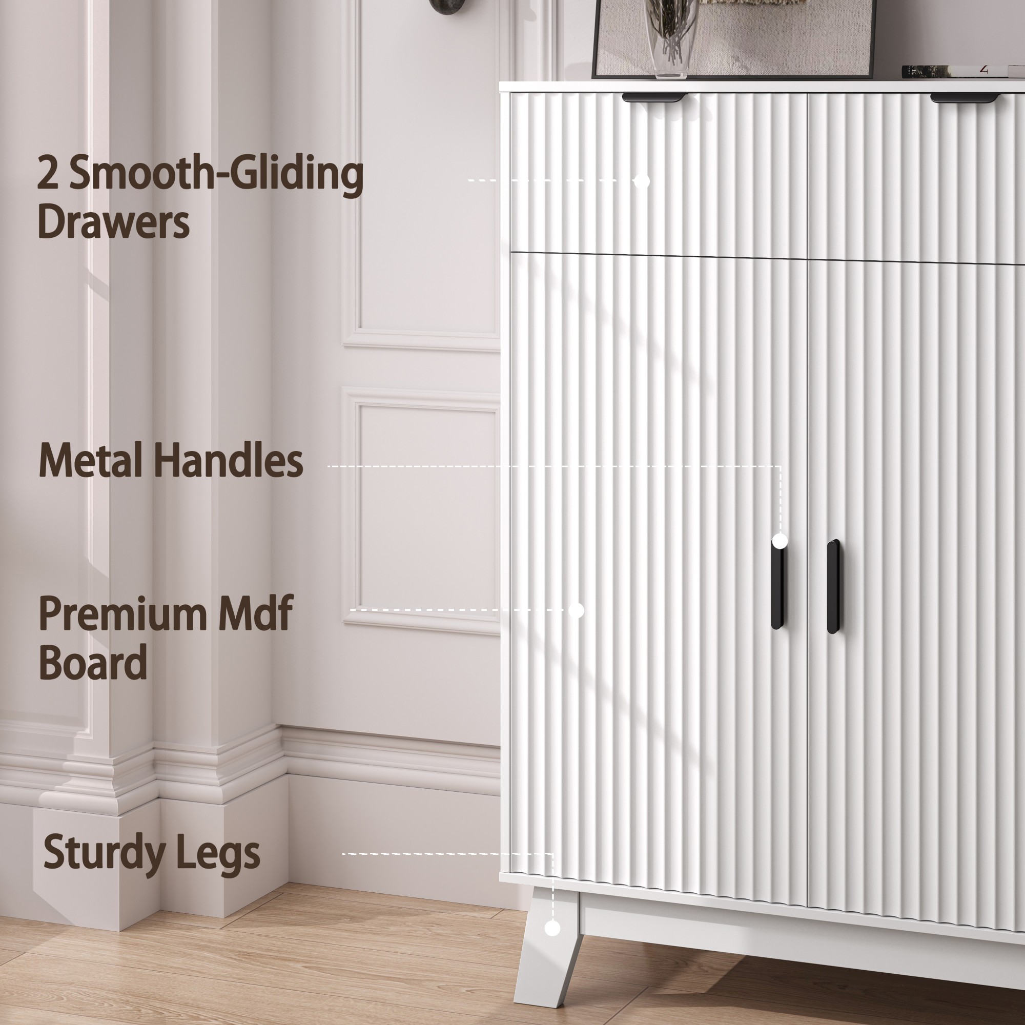 玄関用シューズキャビネット収納、4段溝付きシューズ収納キャビ - Shoe Rack Cabinet Narrow Entryway のレビューと価格