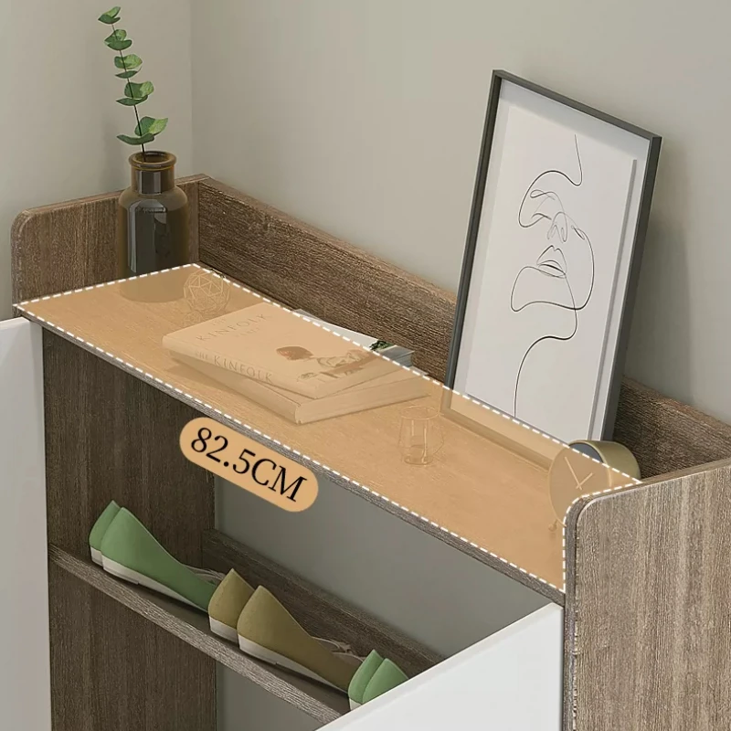 スリムな20cm幅の靴収納キャビネット。玄関に最適な、引き出 - Shoe Rack Cabinet Narrow Entryway のレビューと価格