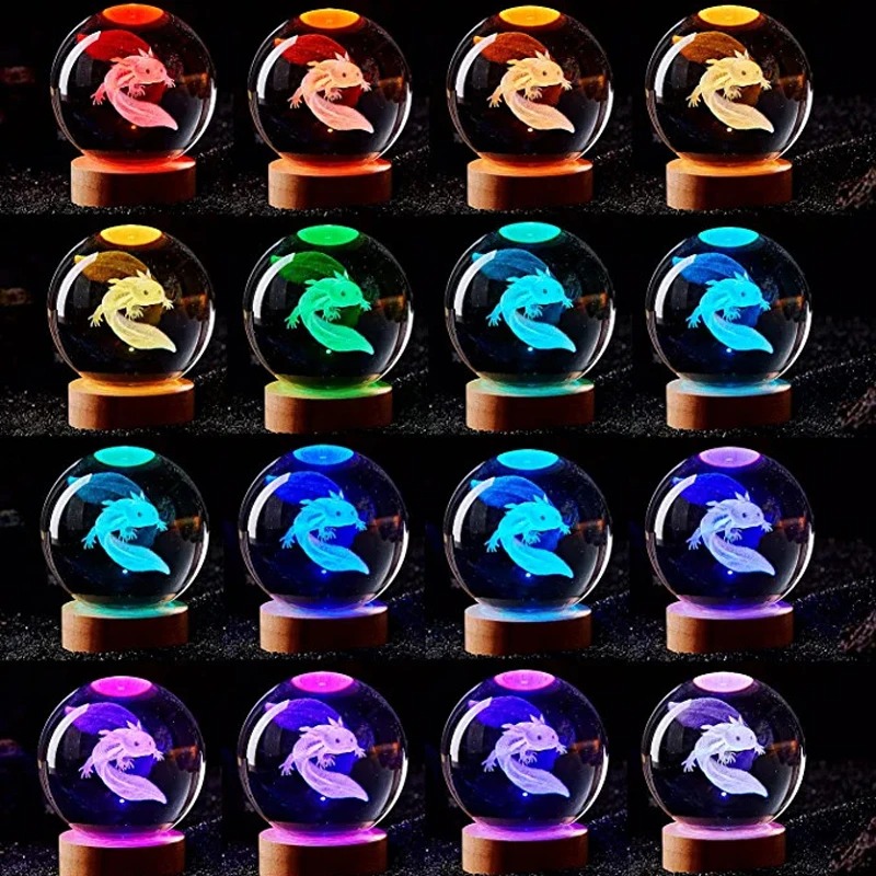 子供のための3D刻印された軸球ランプ,色付き常夜灯,ガールフ - Floating Nightstand With Led Light のレビューと価格