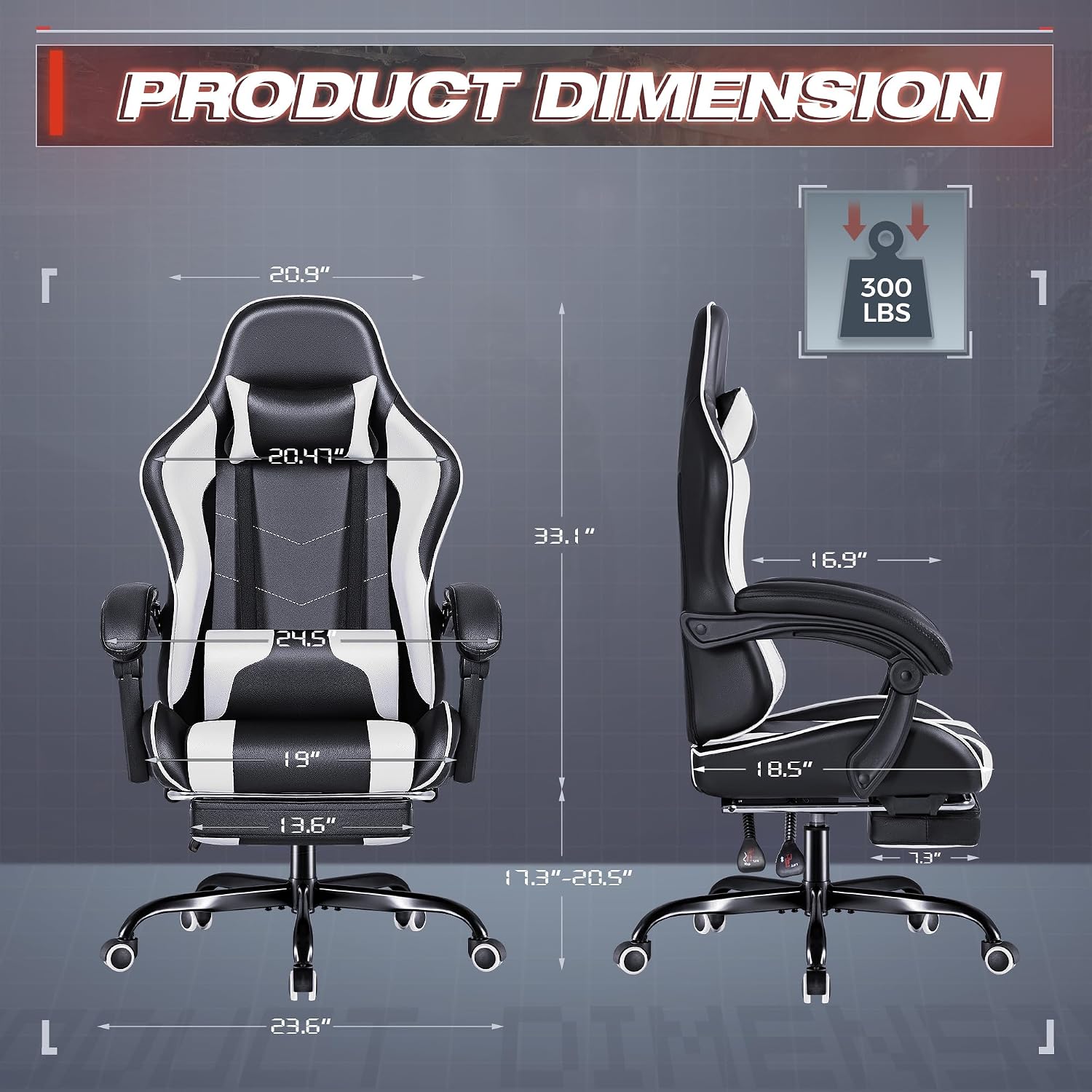Furmax ゲーミングチェア。フットレストとマッサージ機能 - Sofas のレビューと価格
