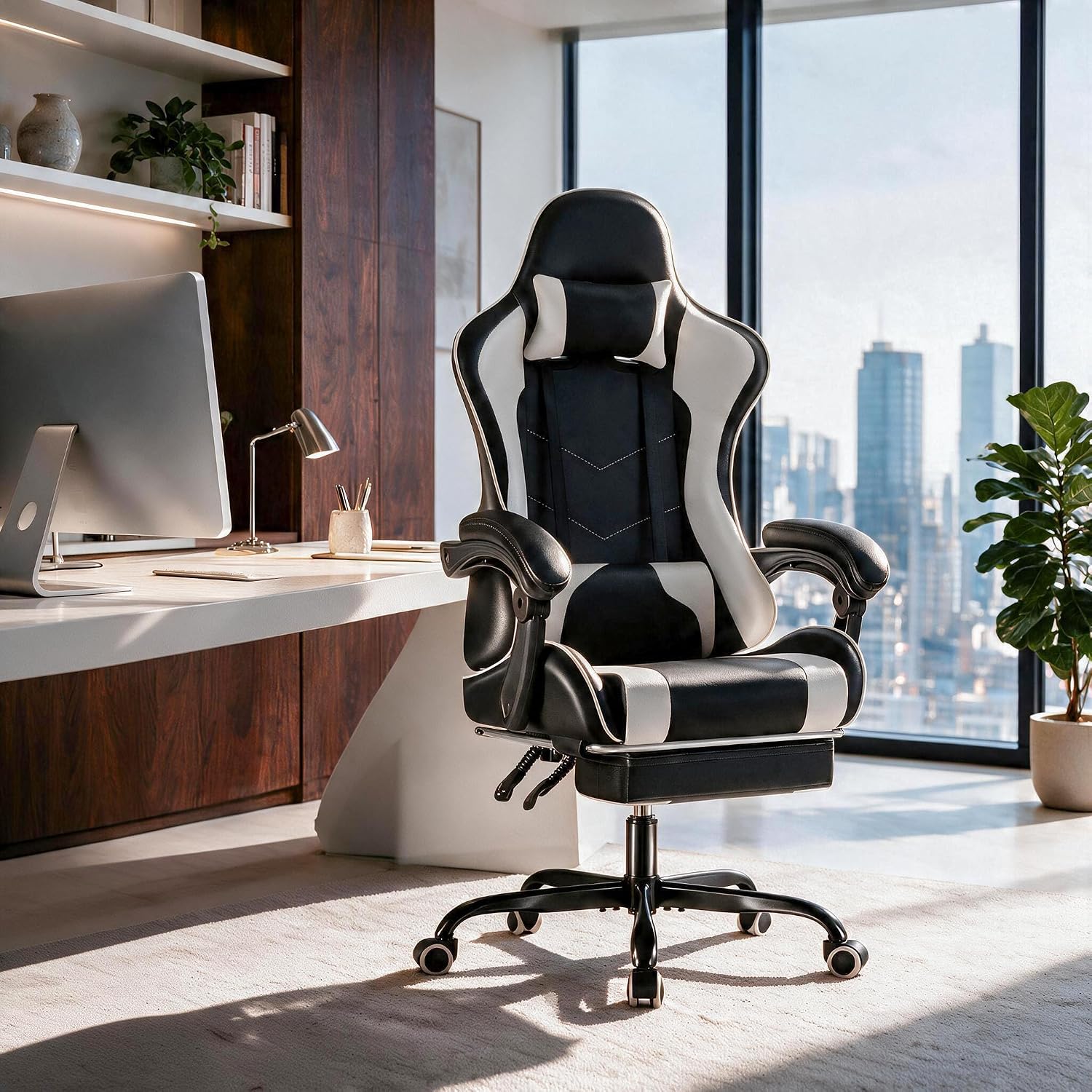 Furmax ゲーミングチェア。フットレストとマッサージ機能 - Sofas のレビューと価格