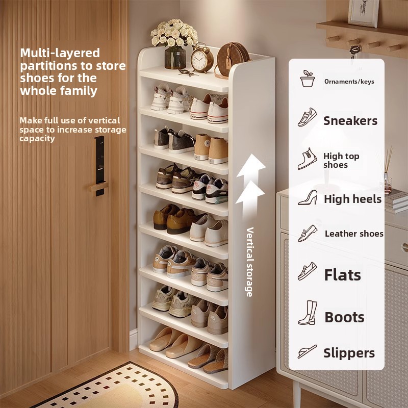 狭い玄関に最適な、組み立てが簡単な、背の高い、コーナー型の、 - Shoe Rack Cabinet Narrow Entryway のレビューと価格