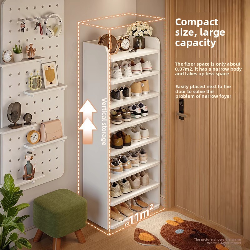 狭い玄関に最適な、組み立てが簡単な、背の高い、コーナー型の、 - Shoe Rack Cabinet Narrow Entryway のレビューと価格