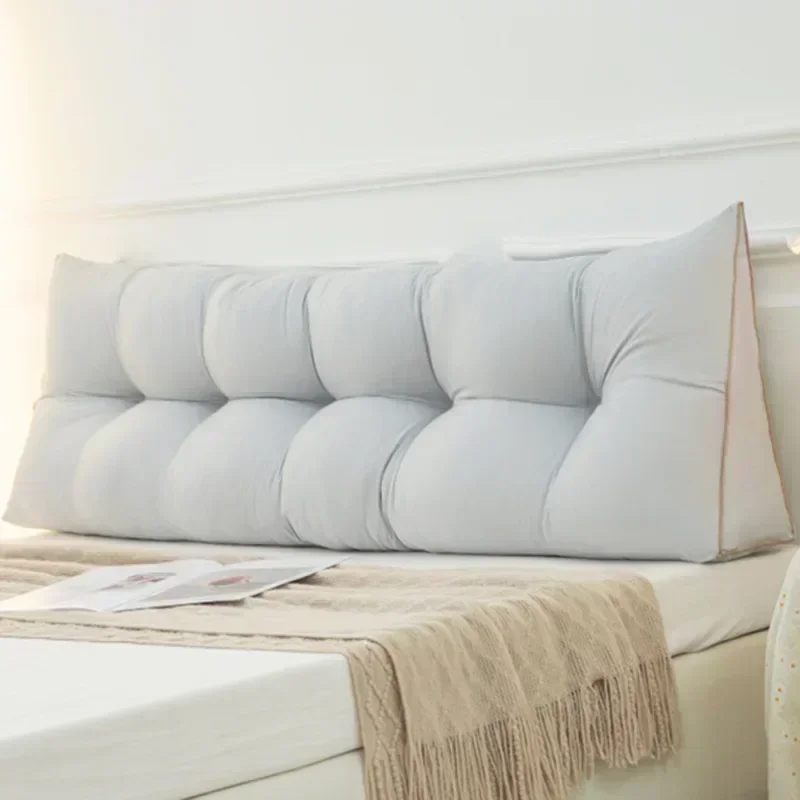 大型ベッドサイドクッション、三角形の厚みのある背もたれクッシ - Headboard Cushion Backrest Tatami のレビューと価格