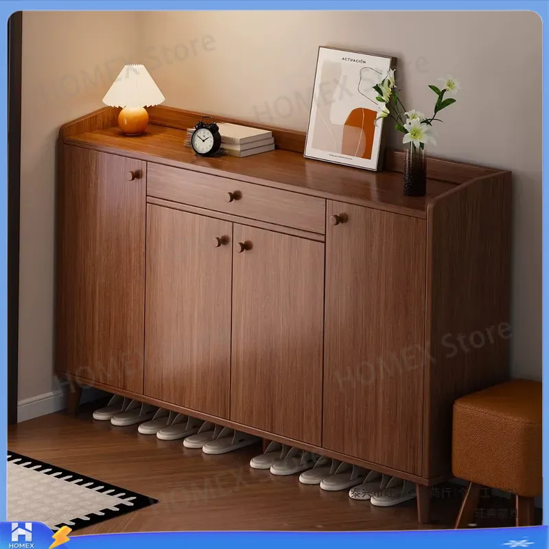アンティーク調の靴収納キャビネット。玄関や狭い廊下に最適な収 - Shoe Rack Cabinet Narrow Entryway のレビューと価格